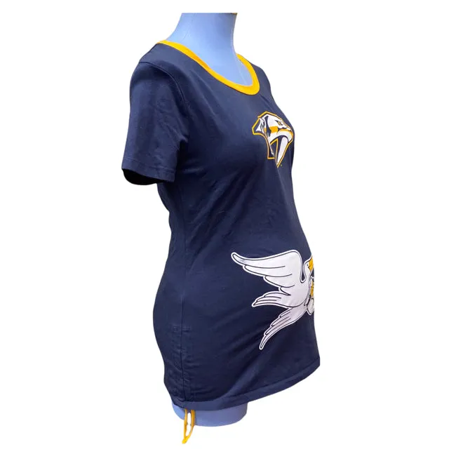 Klutch Navy Maternity Tee (Size Medium)