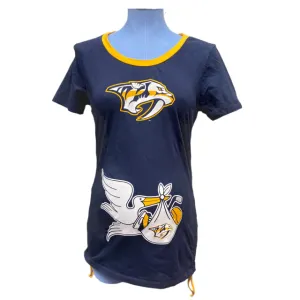 Klutch Navy Maternity Tee (Size Medium)