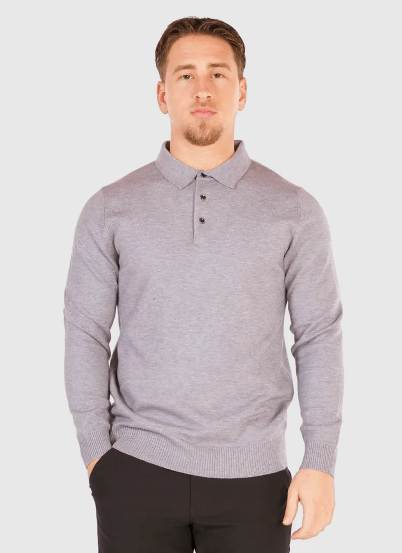 Knit Polo Sweater