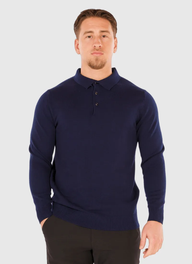 Knit Polo Sweater