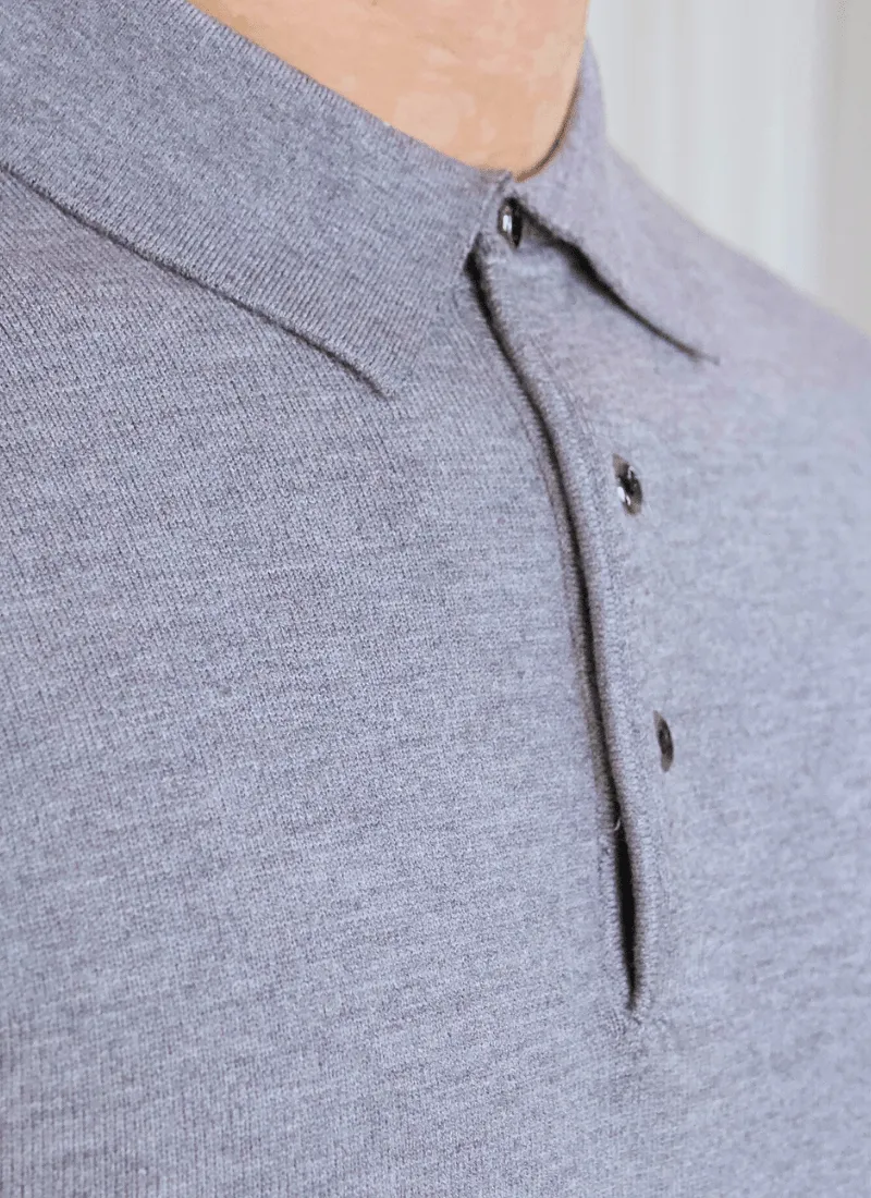 Knit Polo Sweater