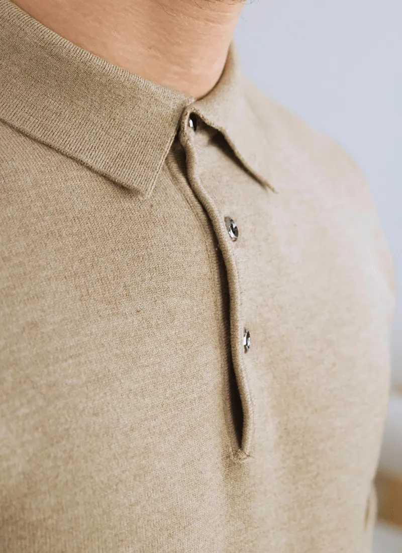Knit Polo Sweater