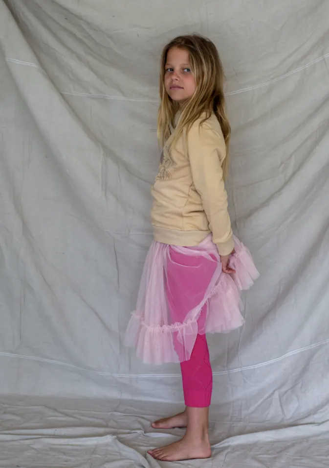 Knitted Leggings - Electric Pink