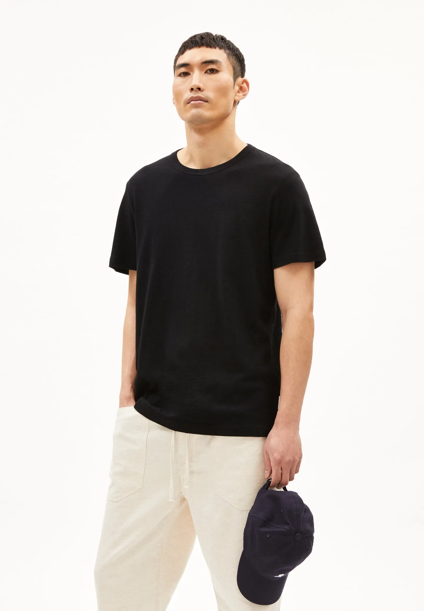 Kolmaaro T-SHIRT RELAXED FIT MADE OF LINEN-MIX