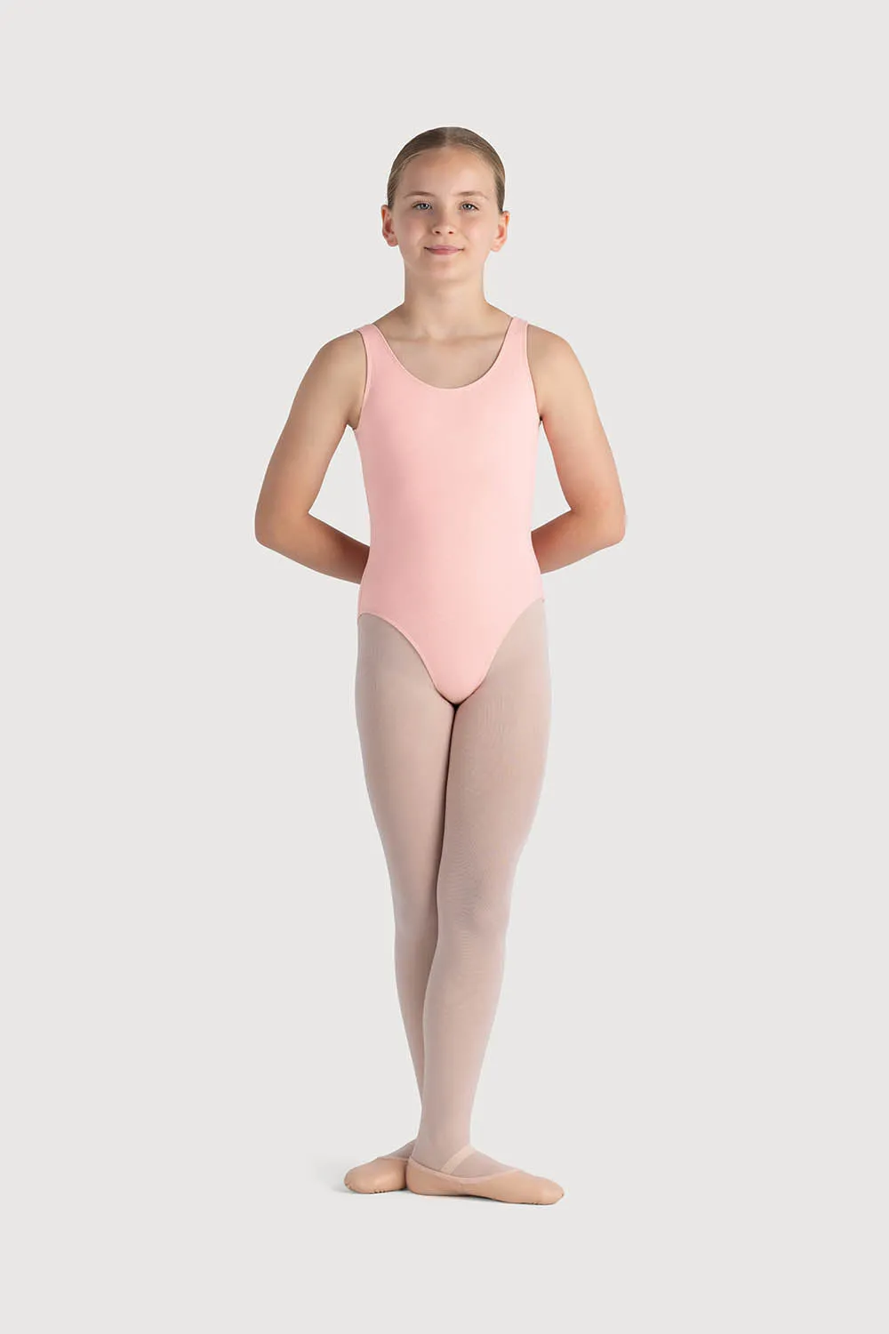 L0808G - Bloch Overture Oona Scoop Neck Girls Tank Leotard