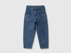 Laser Heart Technique Slouchy Fit Jeans