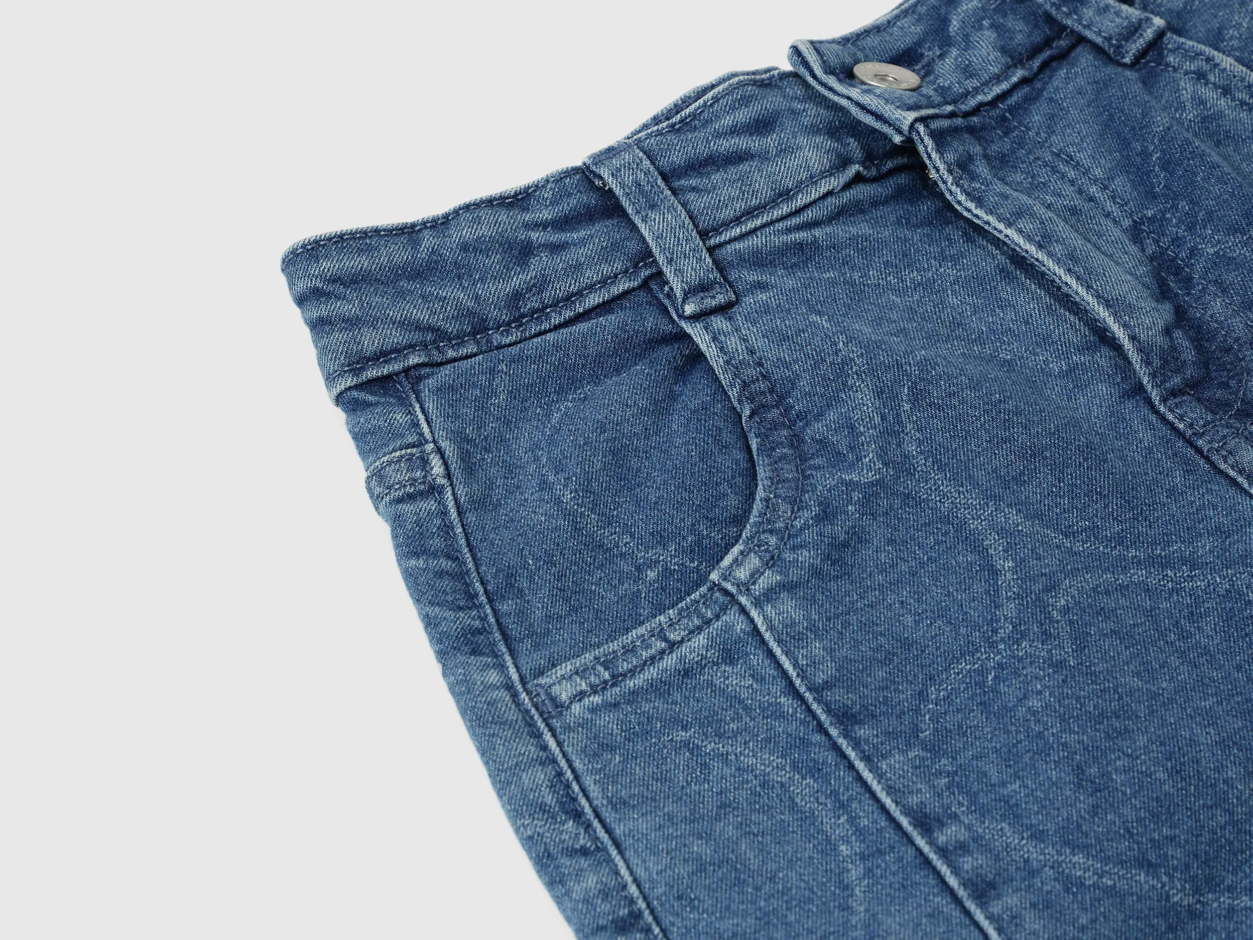Laser Heart Technique Slouchy Fit Jeans