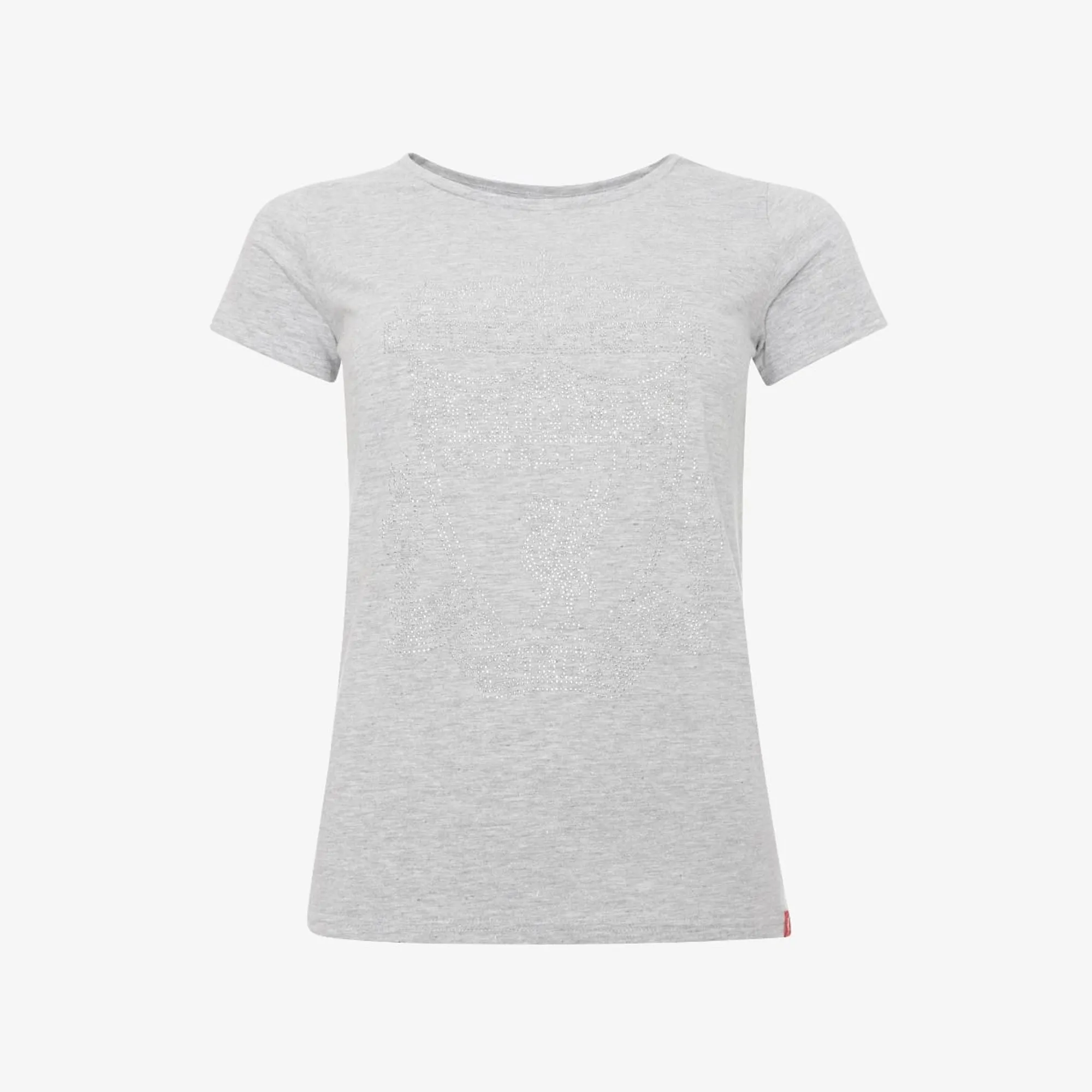 LFC Womens Grey Marl Crest Tee