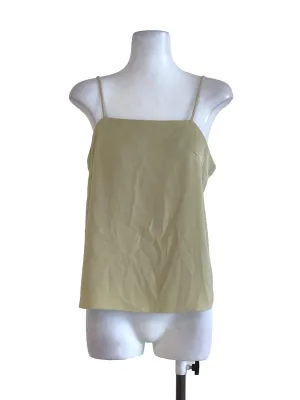 Lime Plain Crop Tank Top TEM