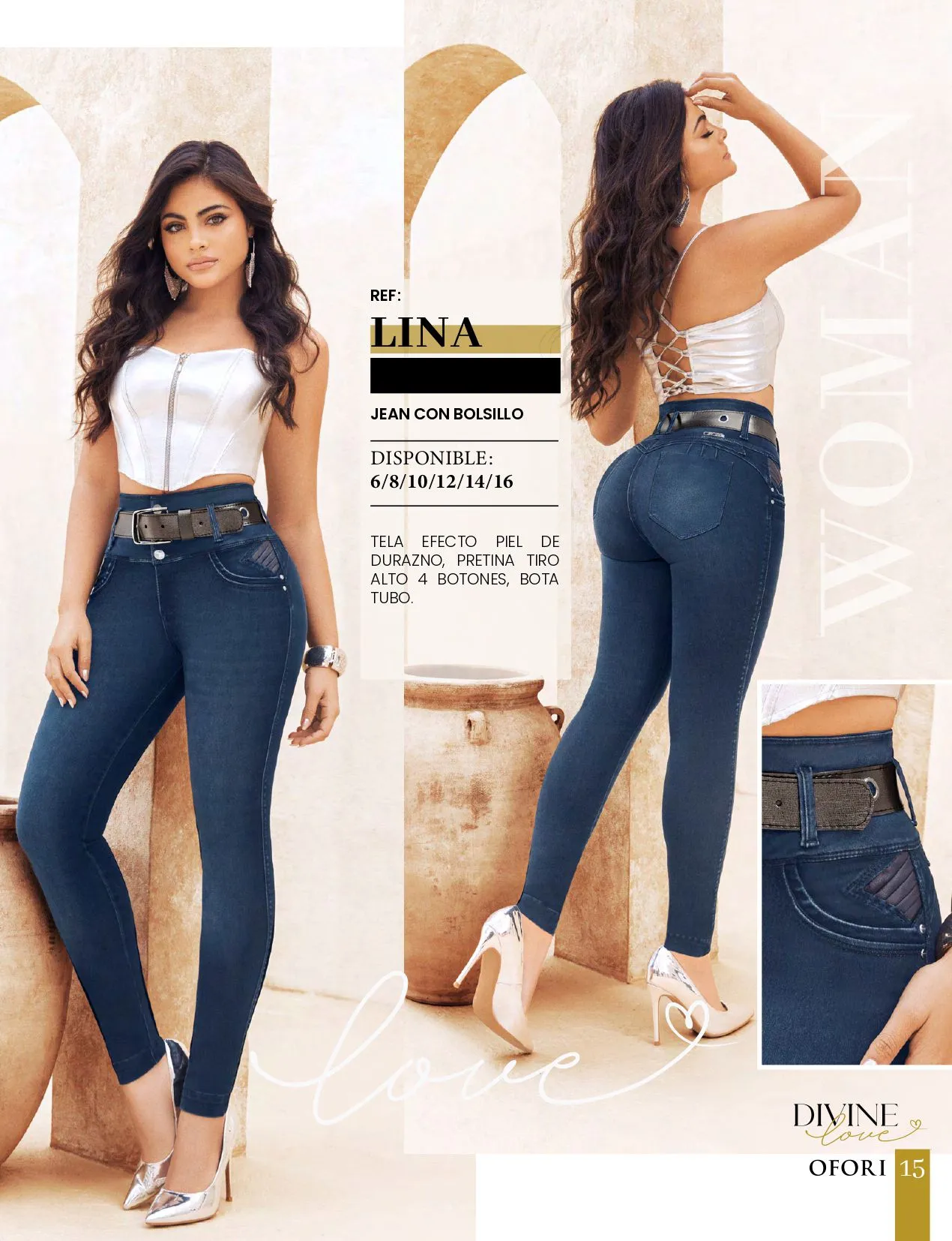 Lina 100% Authentic Colombian Push Up Jeans