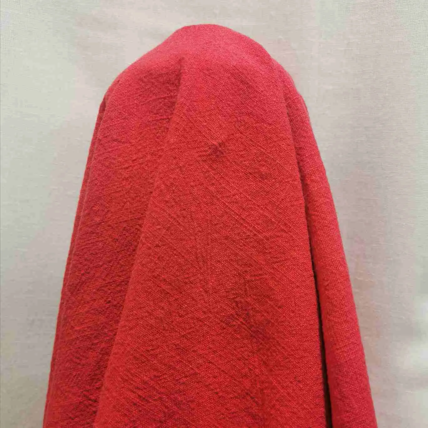 Linen, Pumice Wash, Red Tango