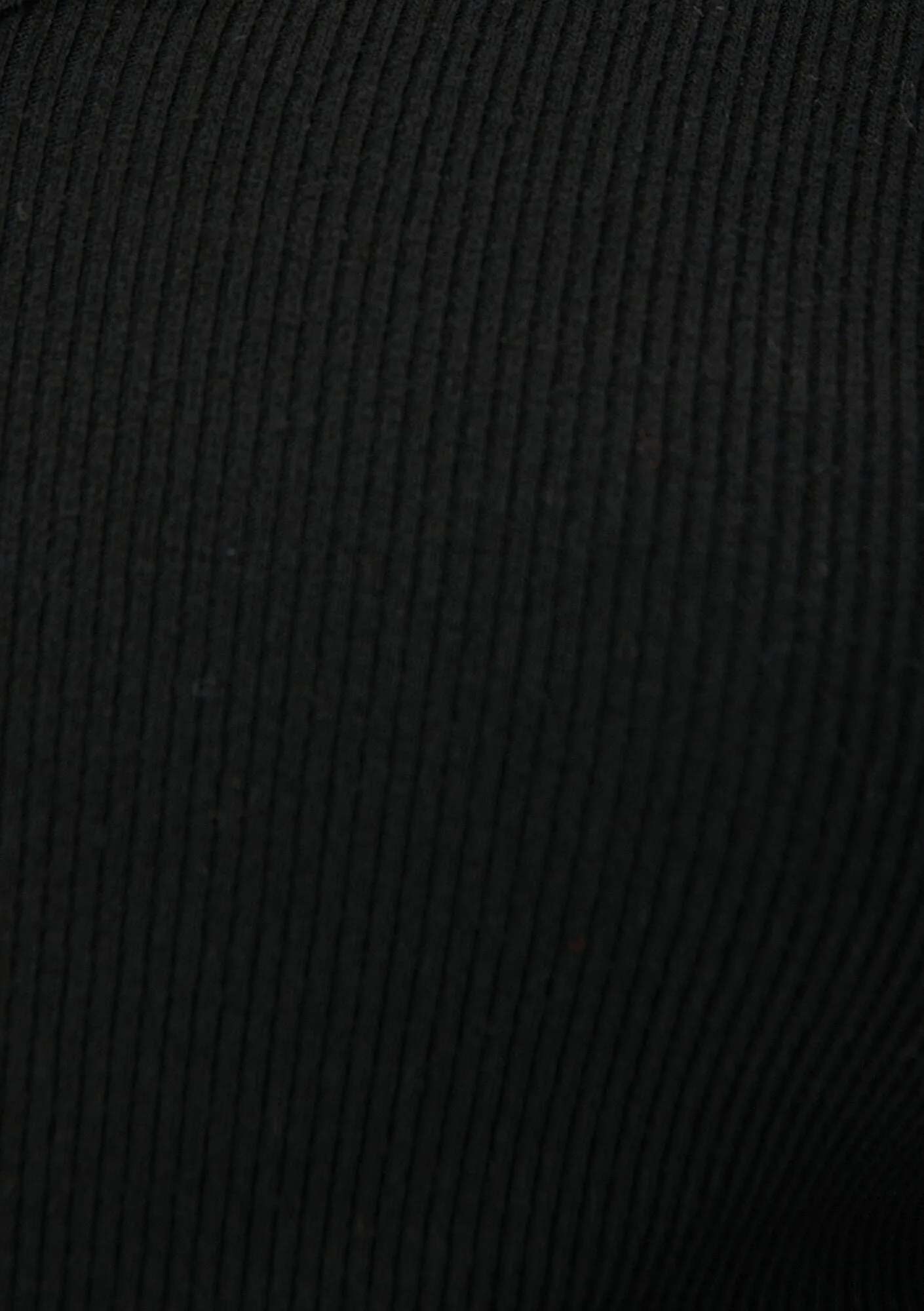 Lond Sleeve Black Basic T-Shirt