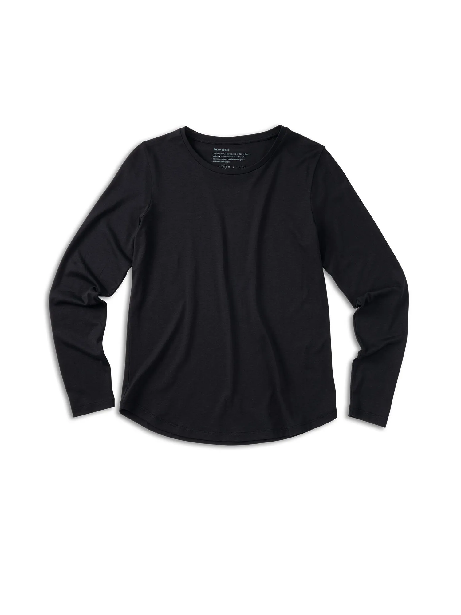 Longsleeve TENCEL™ - Wooden Black (Female)