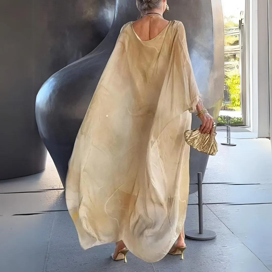 Loreine | Charming Silk Chiffon Dress