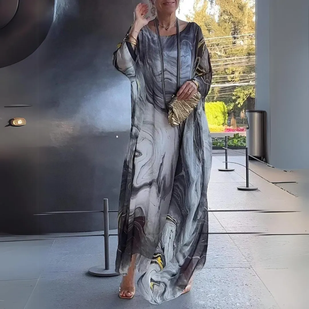 Loreine | Charming Silk Chiffon Dress