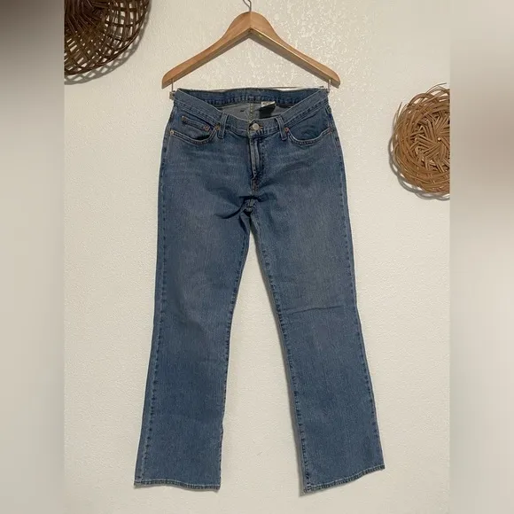 Lucky Brand Bootcut Jeans Low Rise Denim Dungarees
