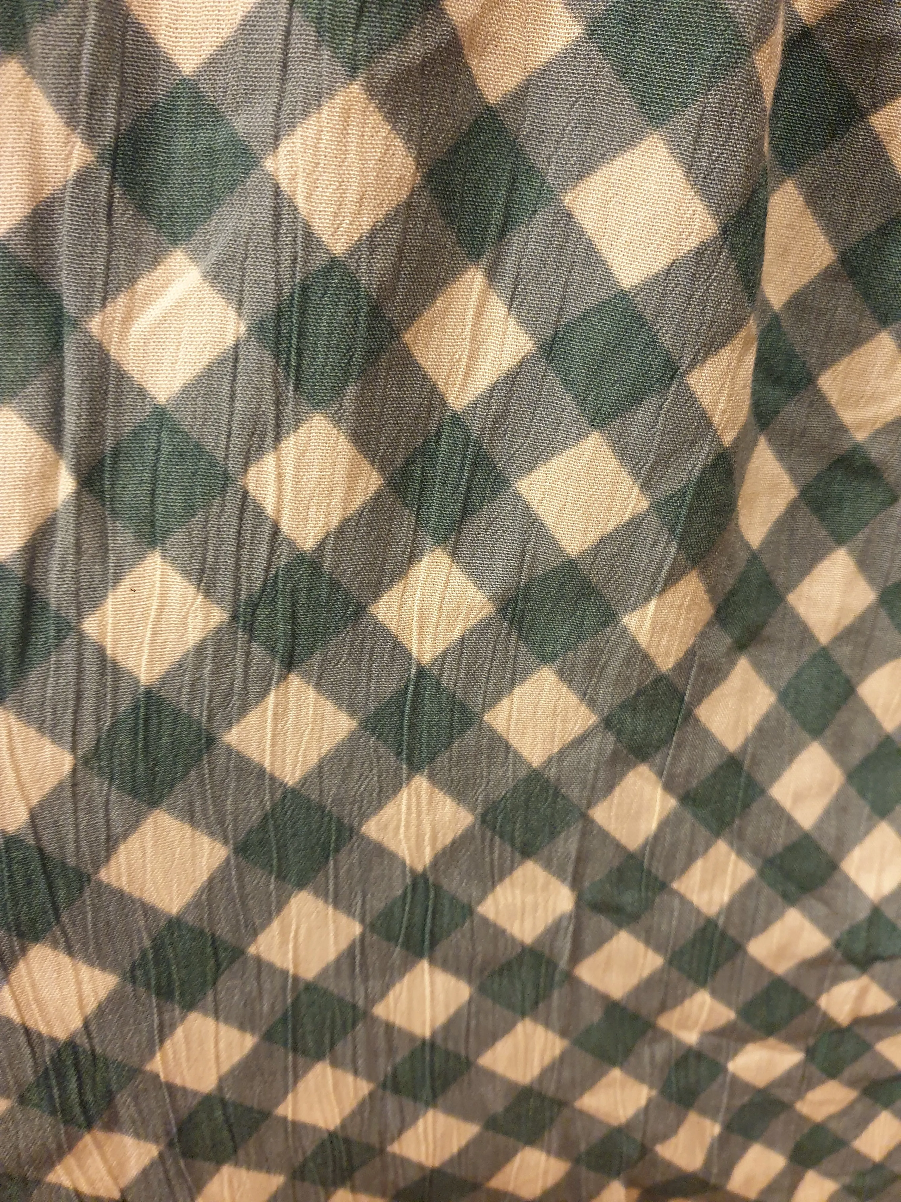 Lucy & Yak green and cream print skirt size 4XL (as new with tags)