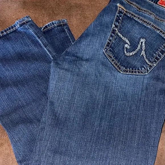♦️LUXURY DENIM CROP JEANS - Size 27R by AG Adriano Goldschmied - Fashion Lover