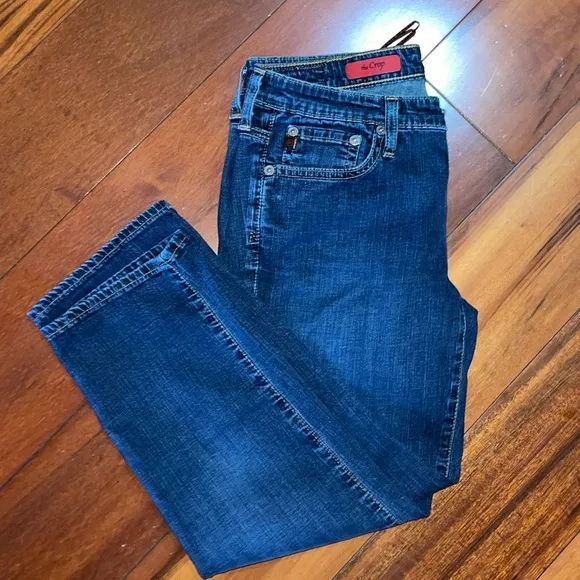 ♦️LUXURY DENIM CROP JEANS - Size 27R by AG Adriano Goldschmied - Fashion Lover
