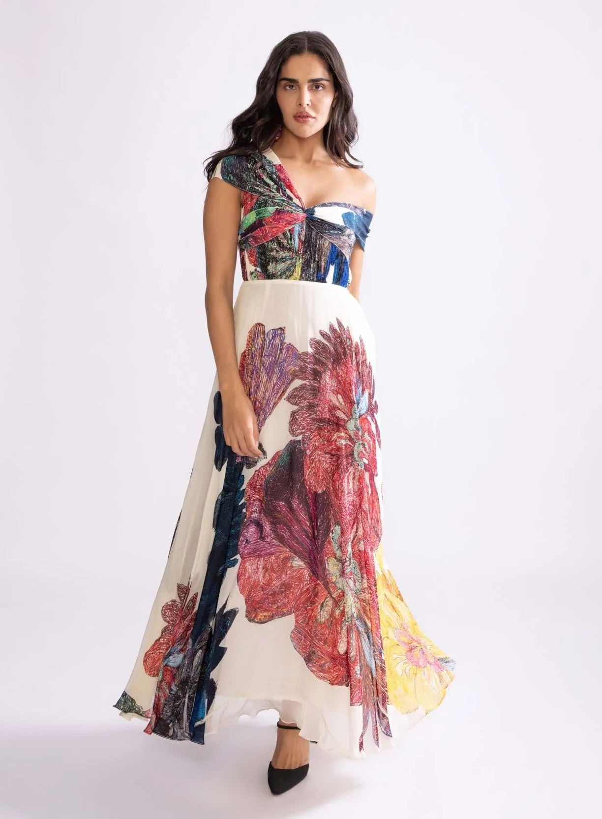 Madeline multicolor printed dress