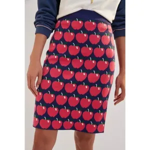 Maeve Knit Pink Apples Mini Skirt