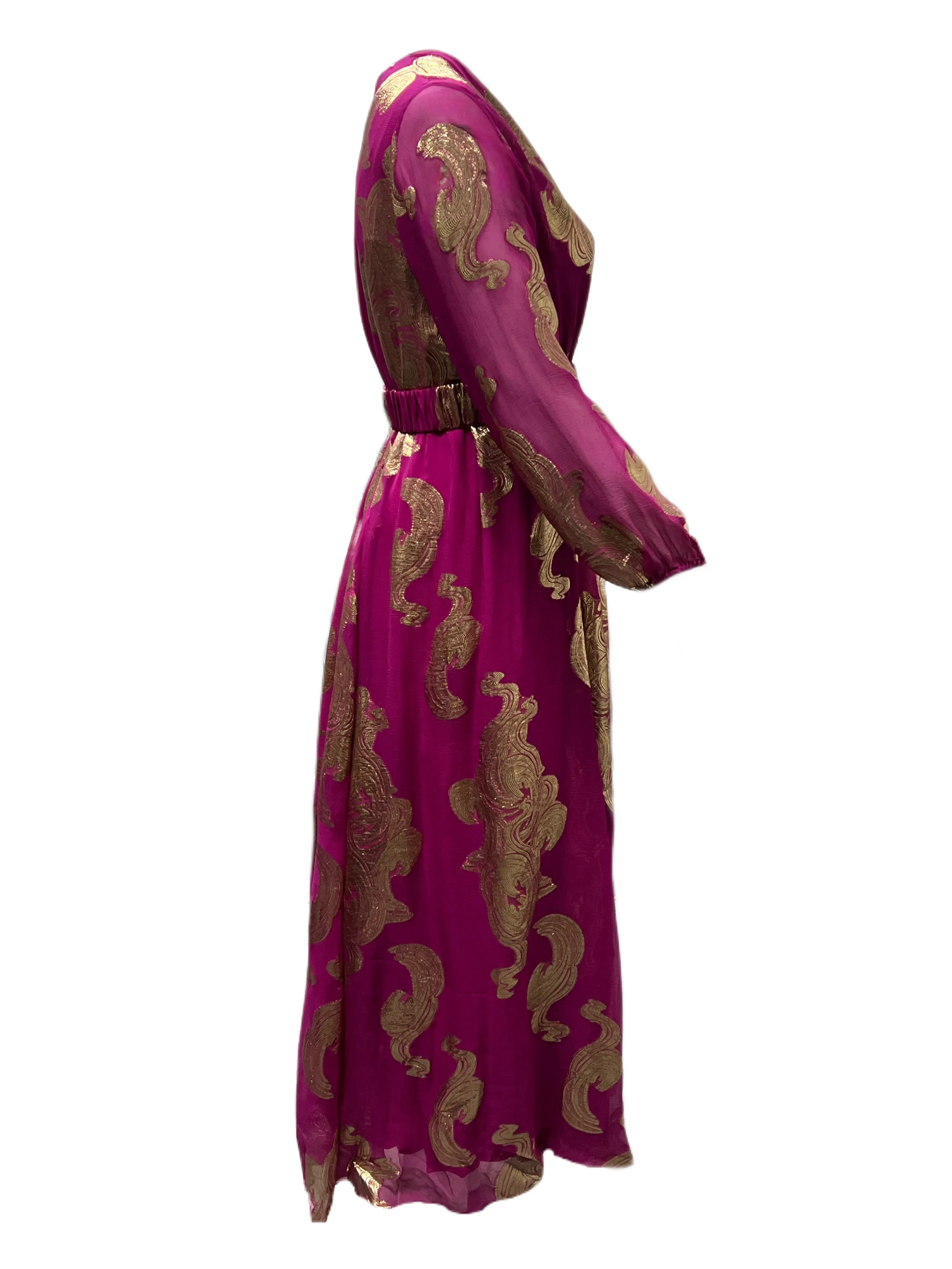 Marina Rinaldi Women's Pink Diadema Maxi Dress NWT