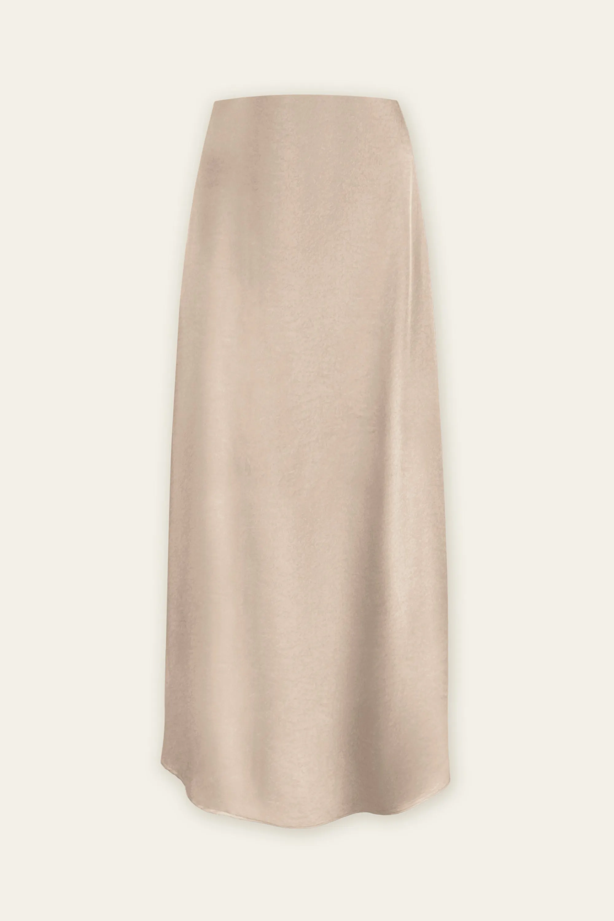 Martina Satin Pull On Maxi Skirt