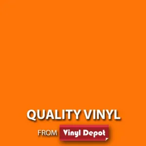Matt Orange Signmaking Vinyl (610mm, Self-Adhesive, Avery)