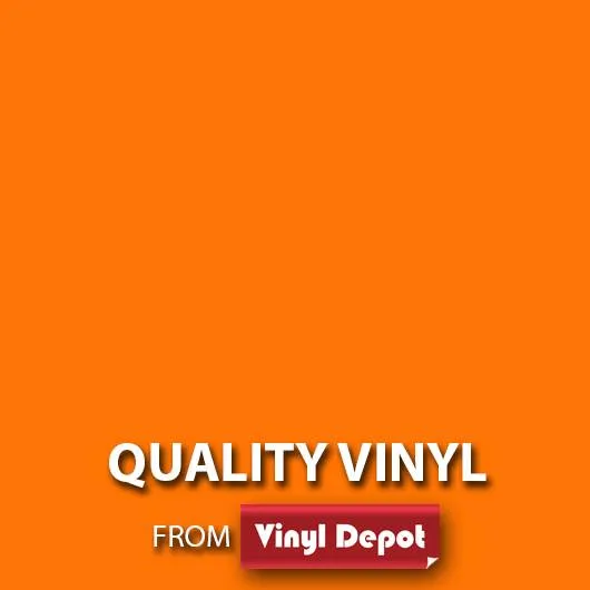 Matt Orange Signmaking Vinyl (610mm, Self-Adhesive, Avery)