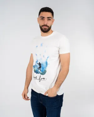 Men Short Sleeve Printed T-shirt