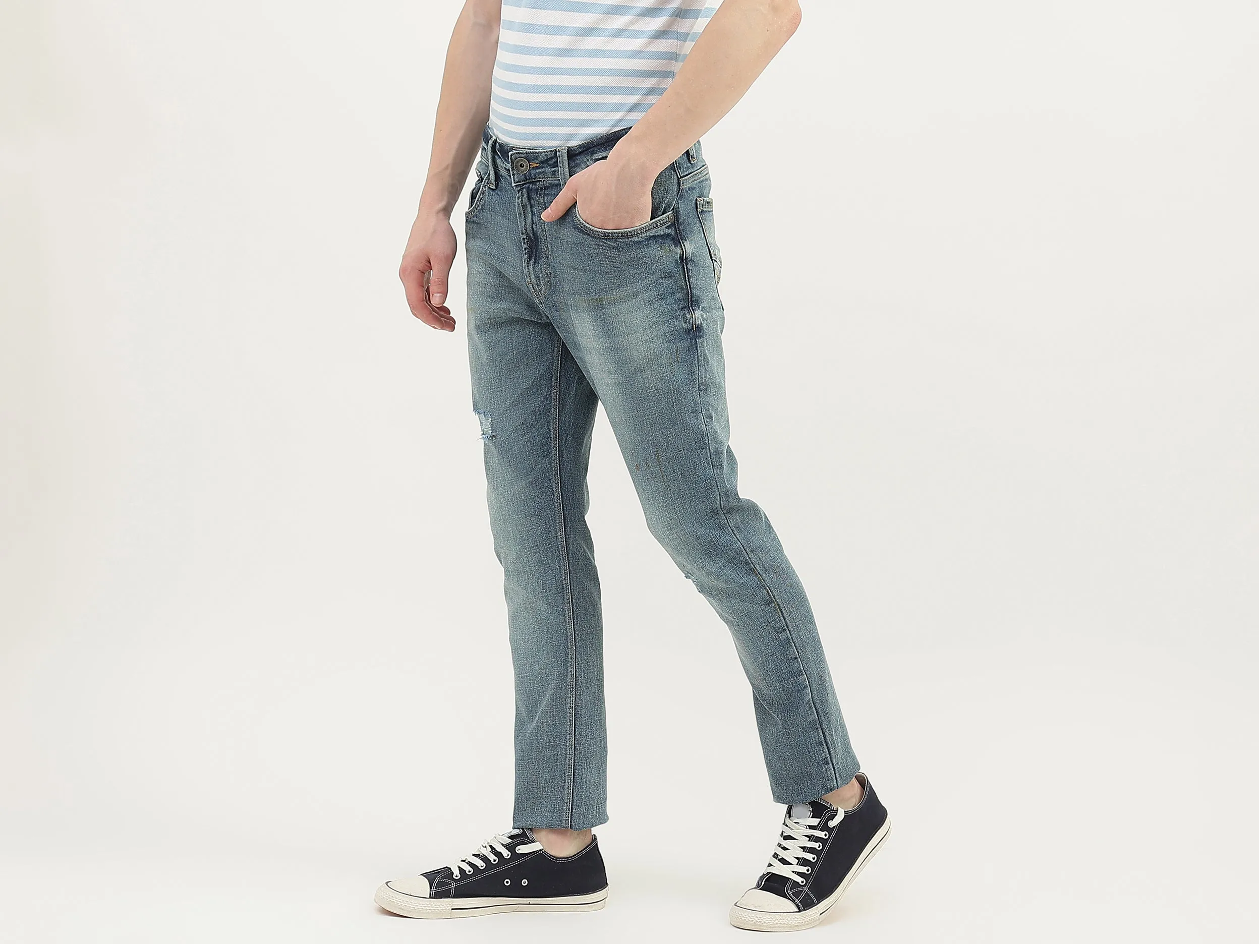 Men Solid Skinny Fit Jeans