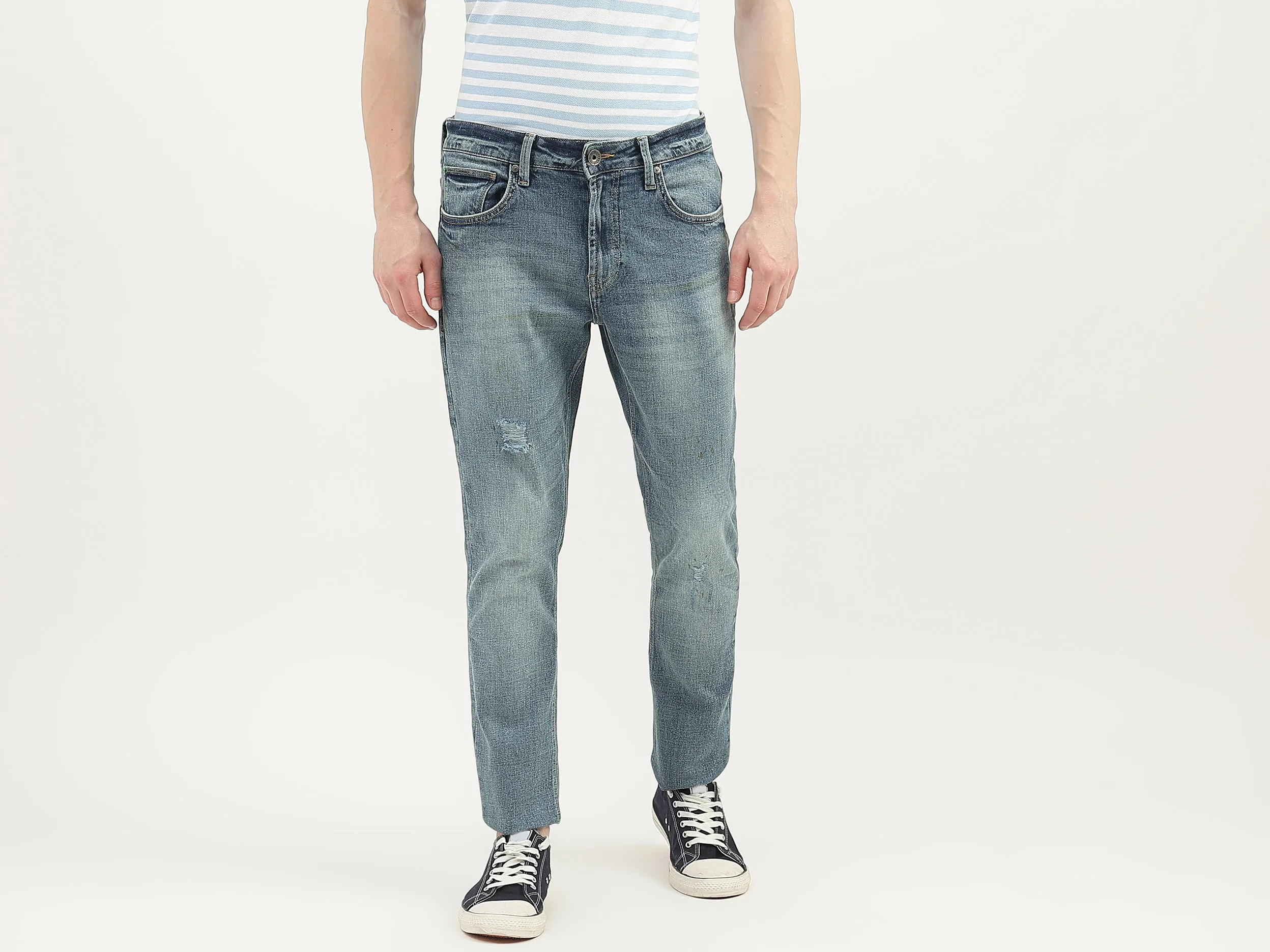 Men Solid Skinny Fit Jeans