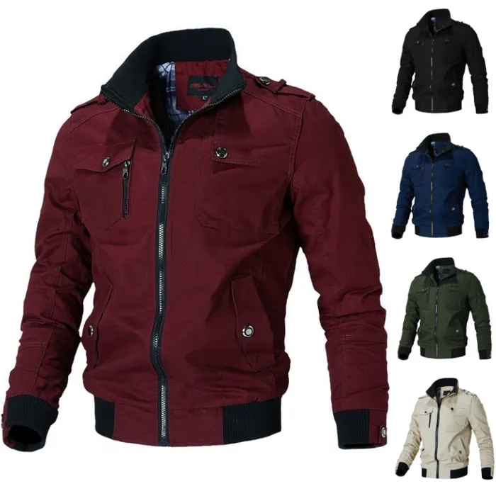 Men's Bomber Jacket – Stylish, Lightweight, Casual Zip-Up Outerwear