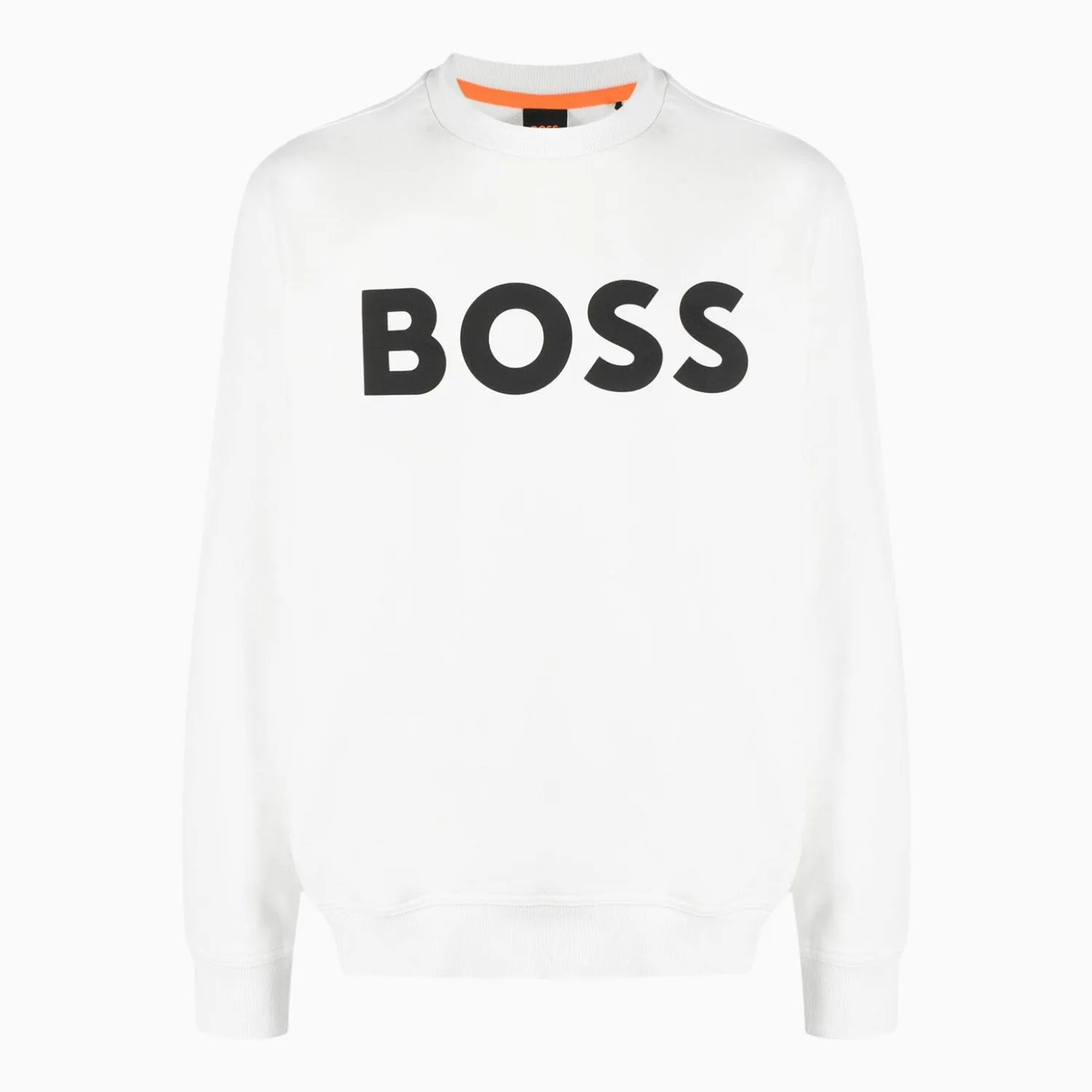 Men's Relaxed Fit Cotton Terry With Rubber Print Logo Sweatshirt