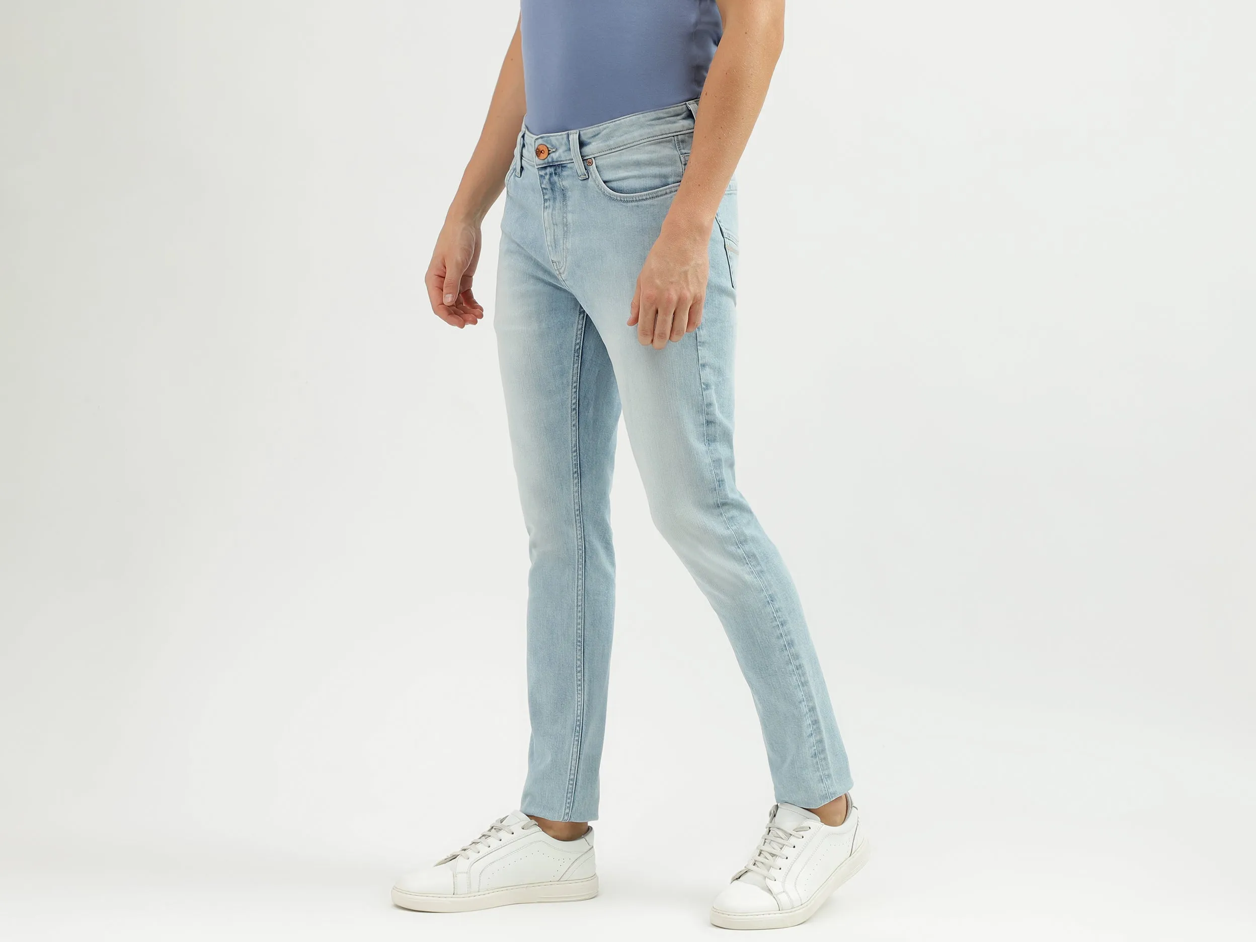 Men's Solid Skinny Fit Jeans