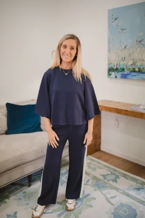 Mia Top in Navy