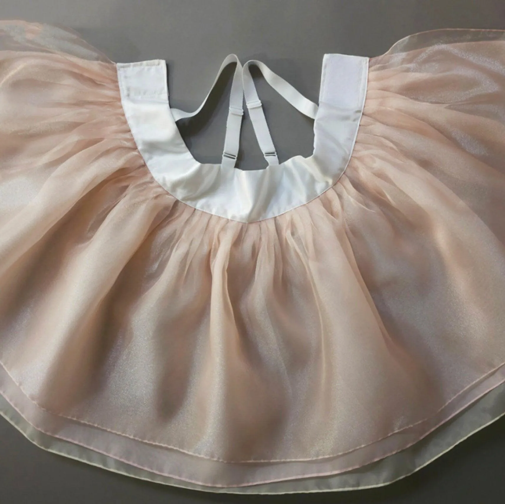 Miho Layered Coral Dress Girl Hanbok (1-8YR)