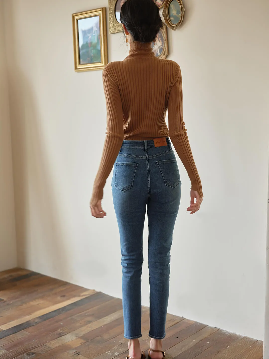 Miley Low-waisted Skinny Jeans