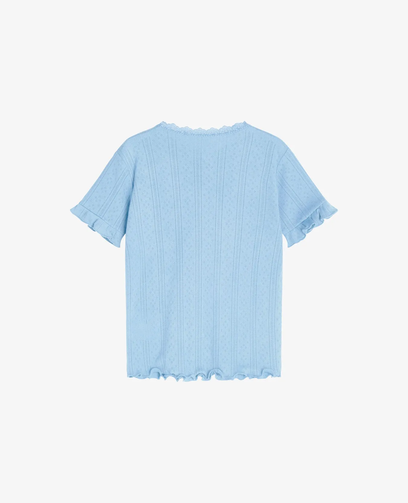 MINI ORGANIC COTTON POINTELLE T-SHIRT