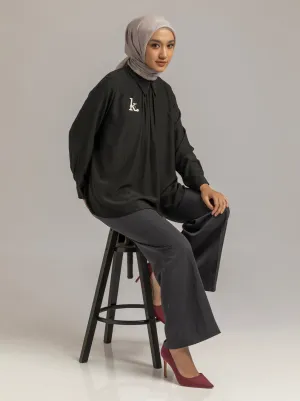 MIYA TOP PLAIN BLACK