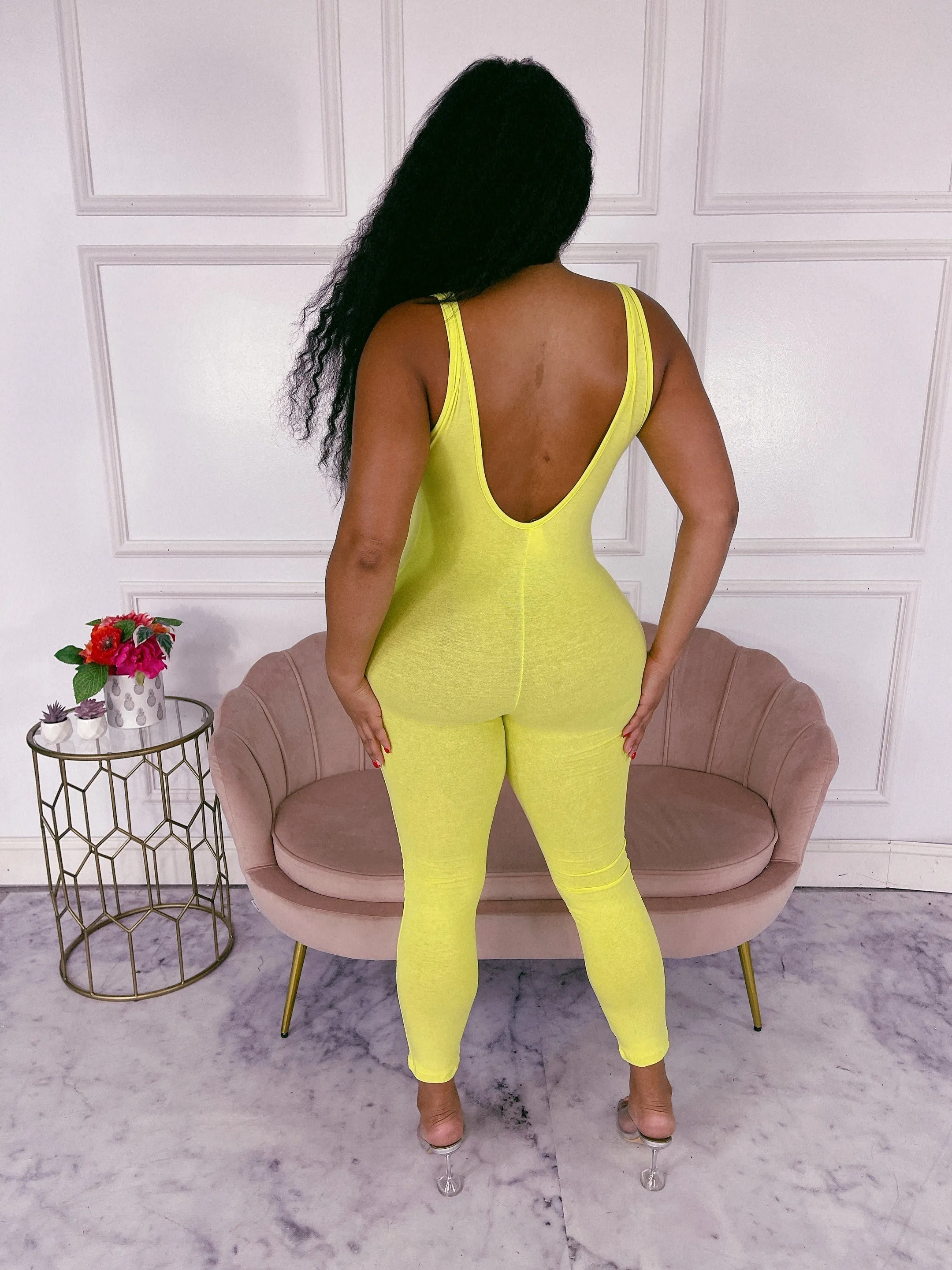 MJ222H-PLAIN TANK JUMPSUIT