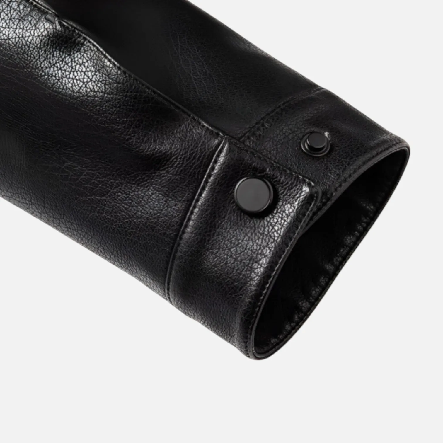 Monacogents | Premium Sheep Leather Jacket with Mock Collar