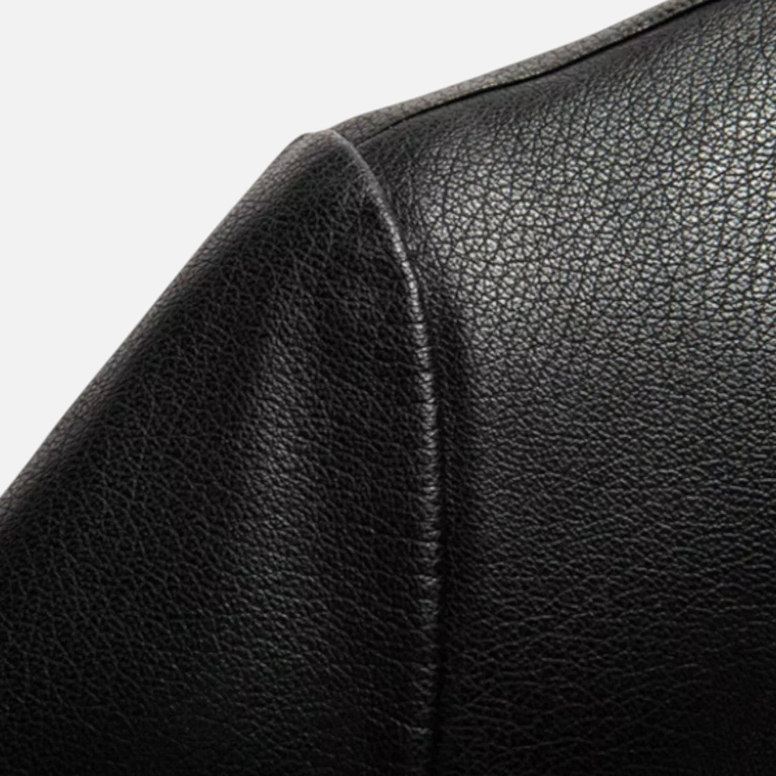 Monacogents | Premium Sheep Leather Jacket with Mock Collar