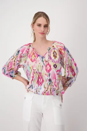 Monari Printed Blouse M408714
