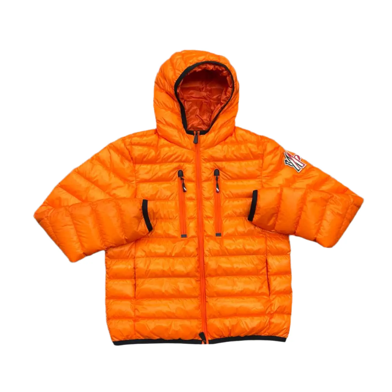 Moncler Jacket "KAVIK GUIBBOTTO" Orange Used Size 5