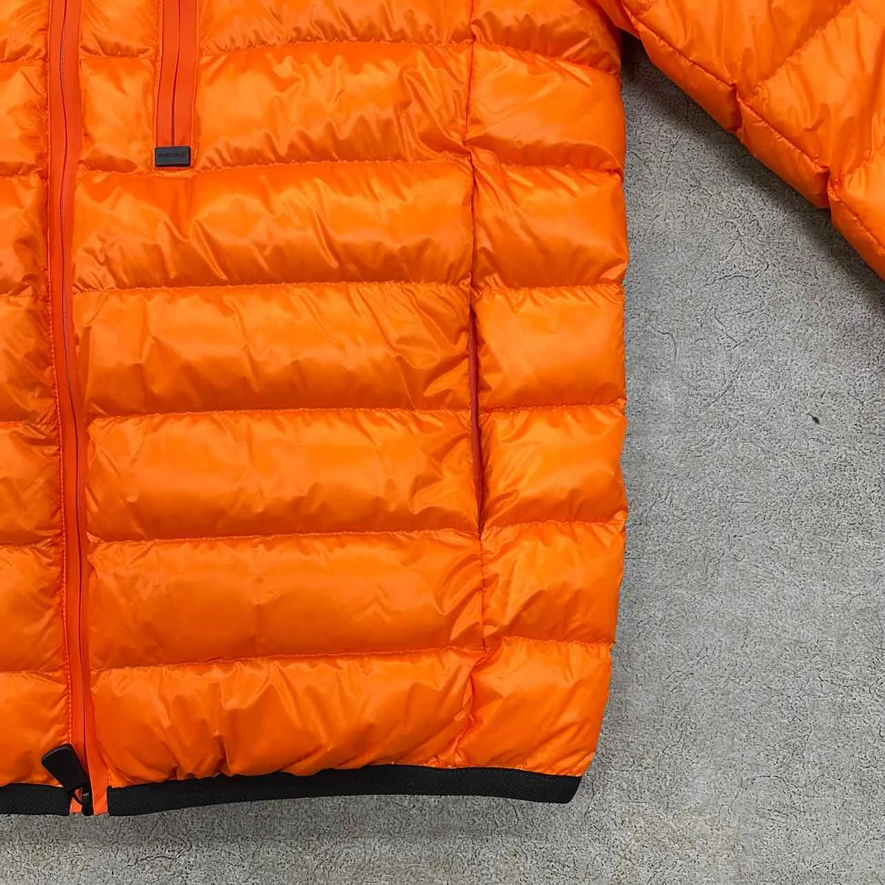 Moncler Jacket "KAVIK GUIBBOTTO" Orange Used Size 5