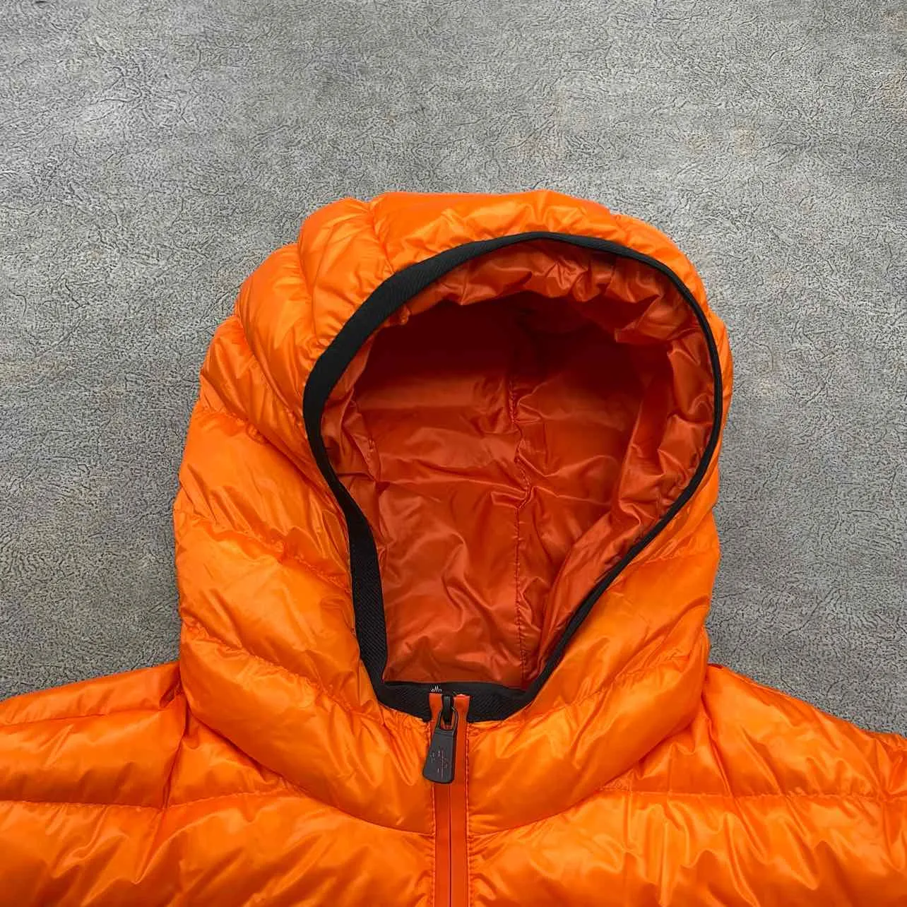 Moncler Jacket "KAVIK GUIBBOTTO" Orange Used Size 5