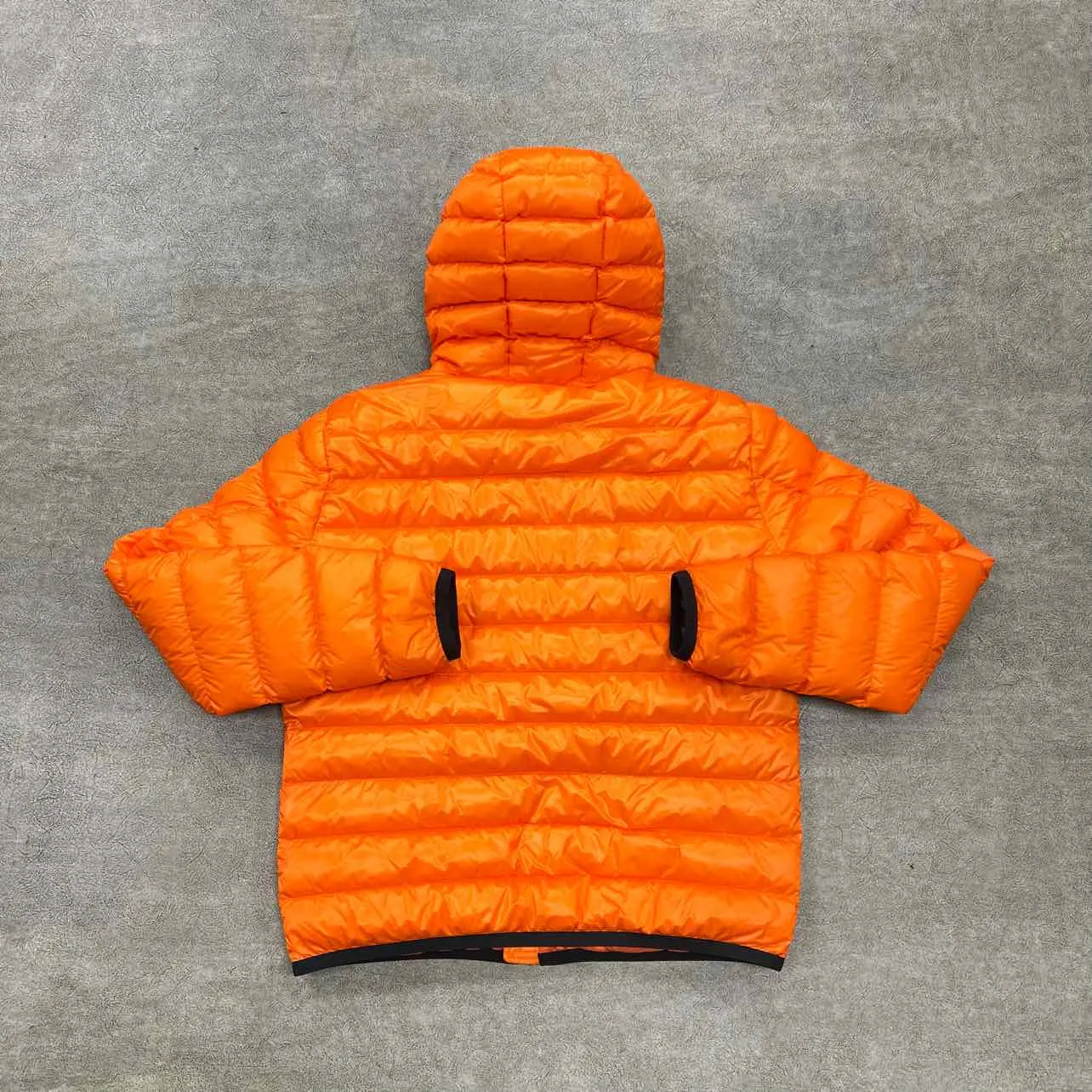 Moncler Jacket "KAVIK GUIBBOTTO" Orange Used Size 5