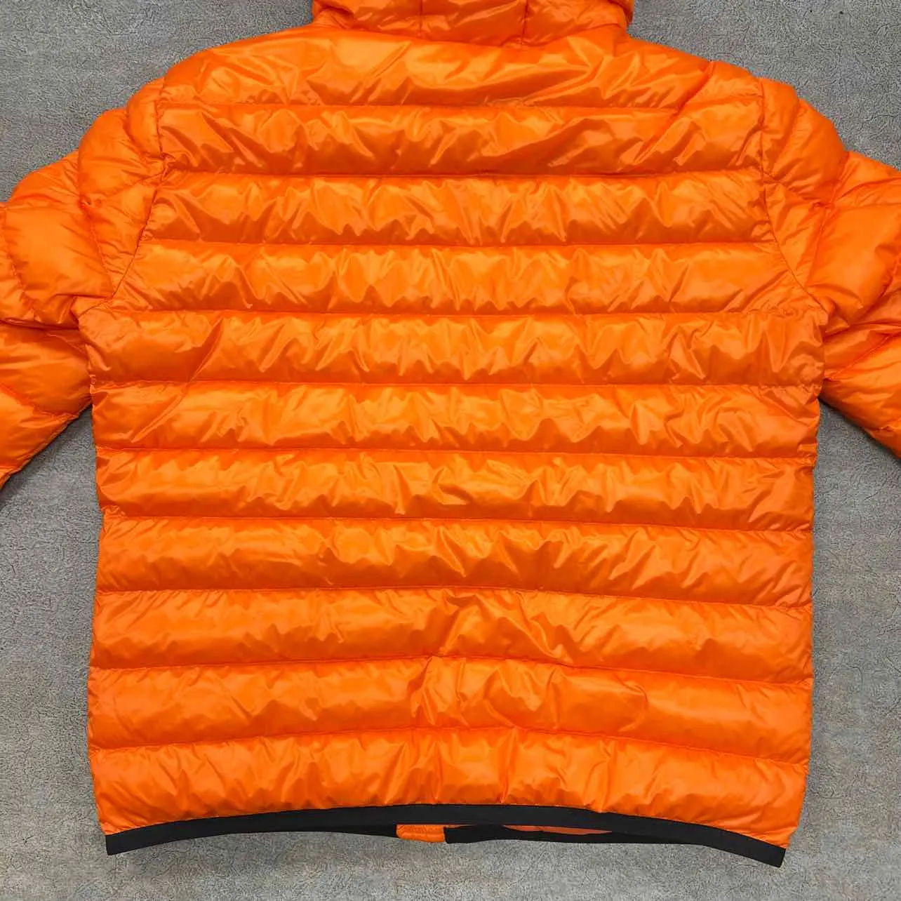 Moncler Jacket "KAVIK GUIBBOTTO" Orange Used Size 5