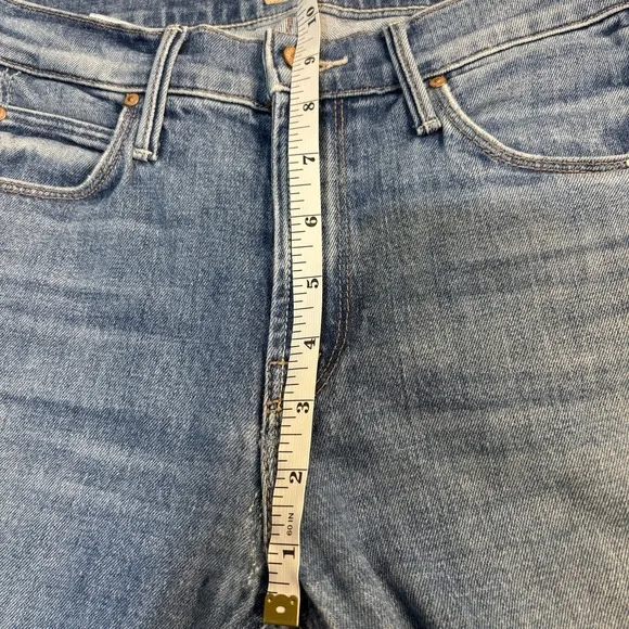 MOTHER Jeans The Dazzler Ankle Denim Women's 24 Mid Rise Classic Flaw *READ*